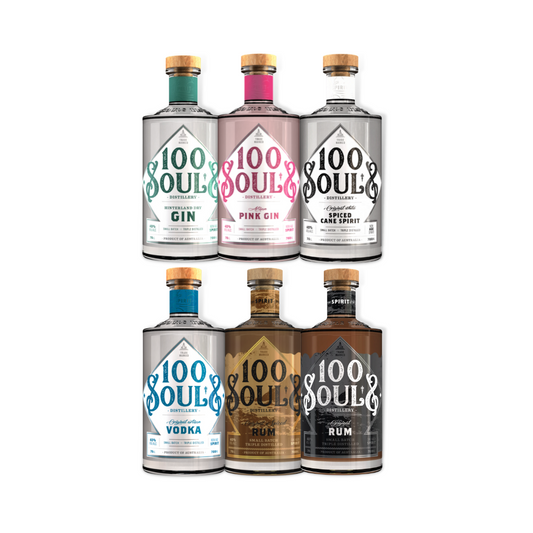 Australian Vodka -100 Souls Original Artisan Vodka 700ml (ABV 40%)