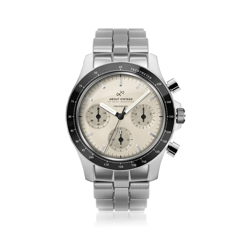 1960 Racing Chronograph Steel / Off White