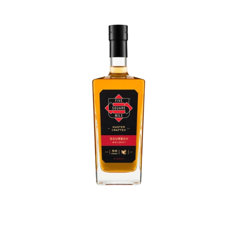American Whiskey - Five Square Mile Bourbon Whiskey 700ml (ABV 40%)