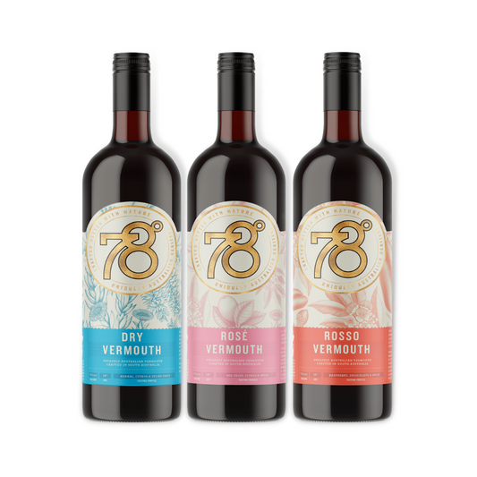 Vermouth - 78 Degrees Dry Vermouth 750ml (ABV 18%)