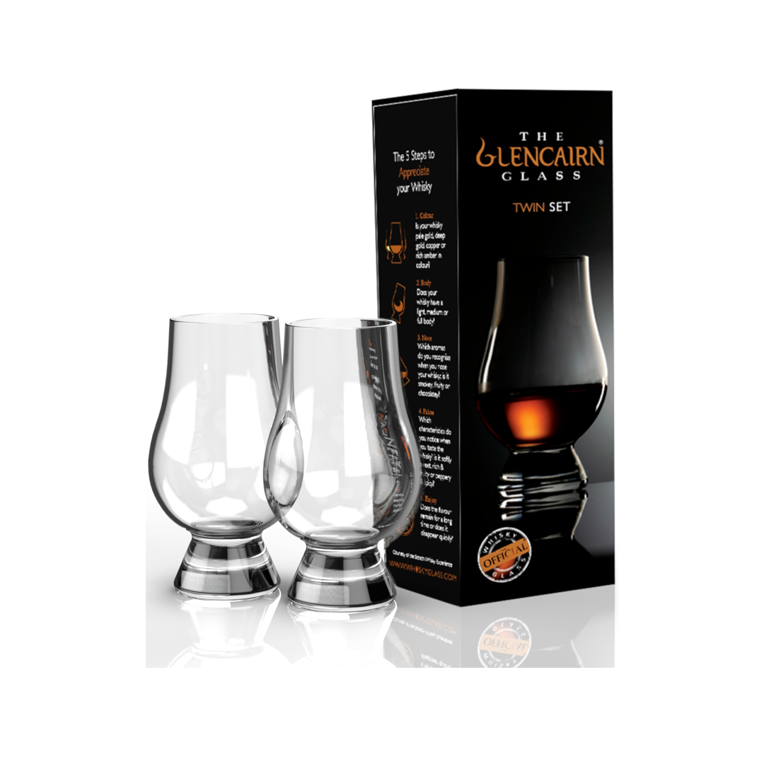 Glassware - Glencairn Original Crystal Whisky Glass (Qty2 in Twin Gift Carton)