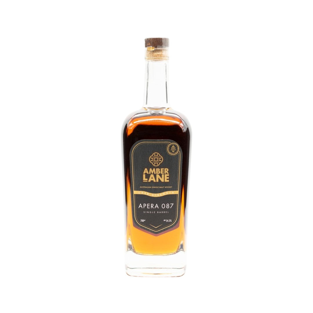 Australian Whisky - Amber Lane Apera 087 Australian Single Malt Whisky 700ml (ABV 54%)