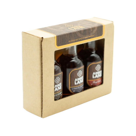 Australian Whisky - Amber Lane Single Malt Whisky 3 x 50ml Gift Pack