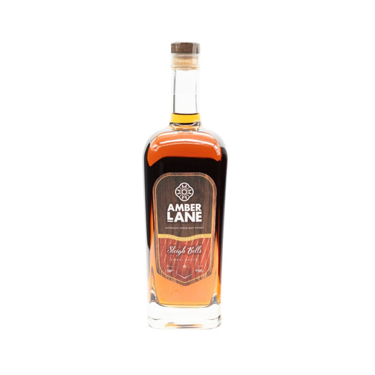 Australian Whisky - Amber Lane Sleigh Bells Australian Single Malt Whisky 700ml (ABV 58%)