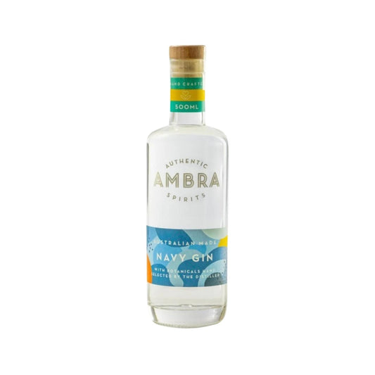 Australian Gin - Ambra Navy Gin 500ml (ABV 61%)