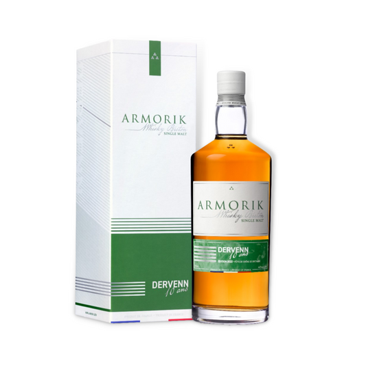 French Whisky - Armorik Dervenn 10 Year Old 2022 Edition Single Malt Whisky 700ml (ABV 46%)