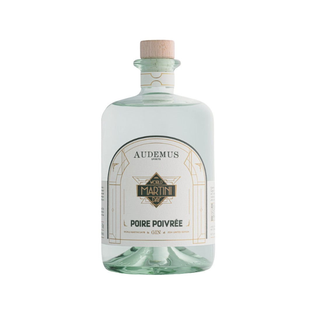 French Gin - Audemus World Martini Day 2024 Poire Poivree Gin 700ml (ABV 44%)