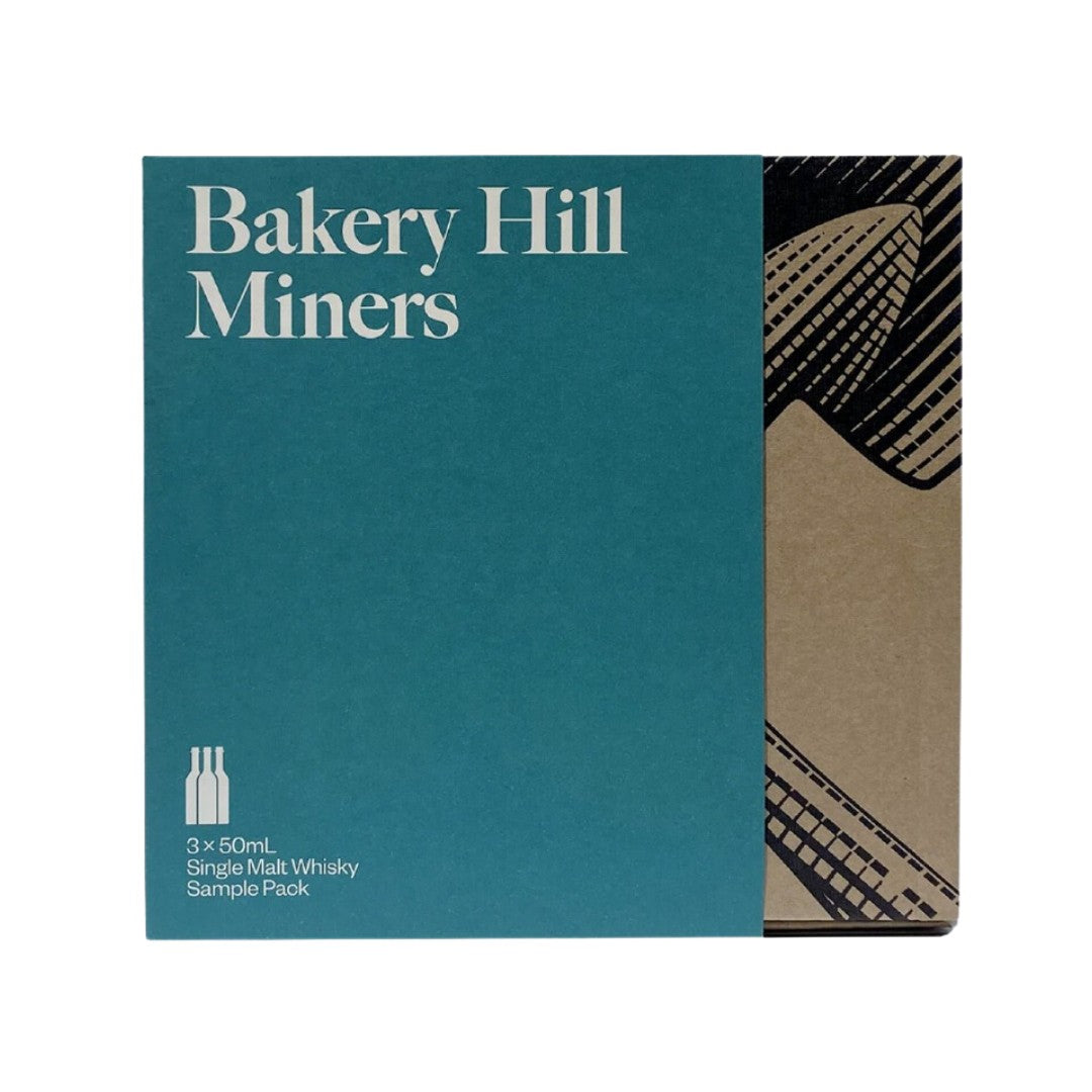 Australian Whisky - Bakery Hill Miners Mini Single Malt Whisky 3 x 50ml Gift Pack