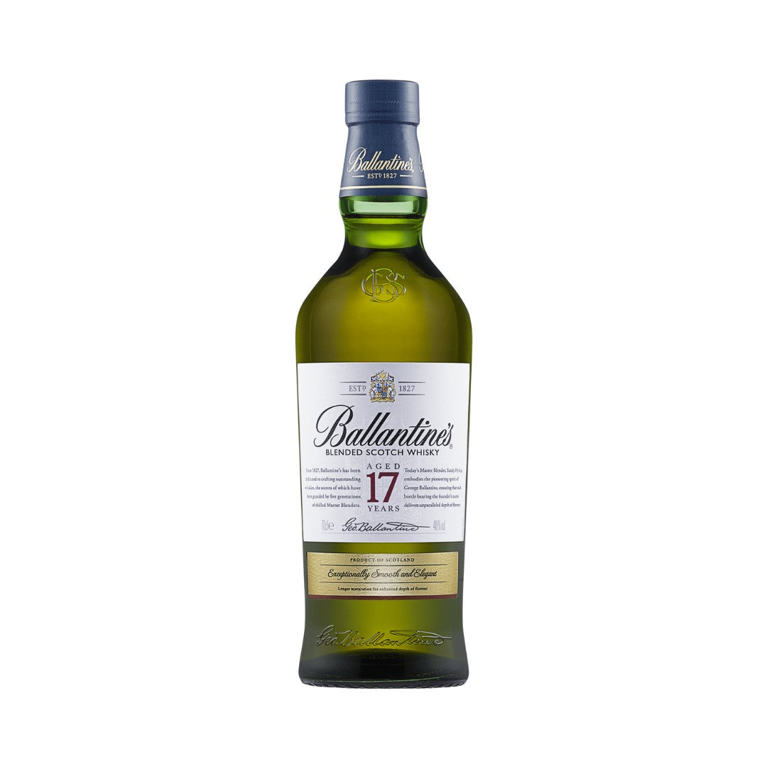 Scotch Whisky - Ballantines 17YO Blended Scotch Whisky 700ml (ABV 40%)