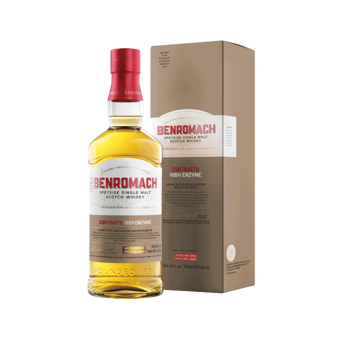 Scotch Whisky - Benromach Contracts: High Enzyme Single Malt Scotch Whisky 700ml (ABV 46%)