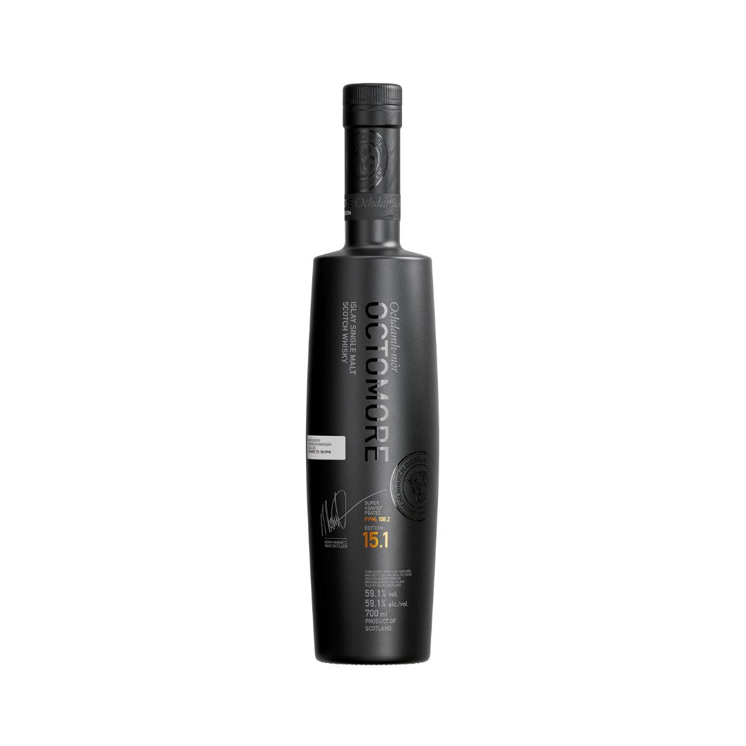 Scotch Whisky - Bruichladdich Octomore 15.1 Islay Single Malt Scotch Whisky 700ml (ABV 59%)