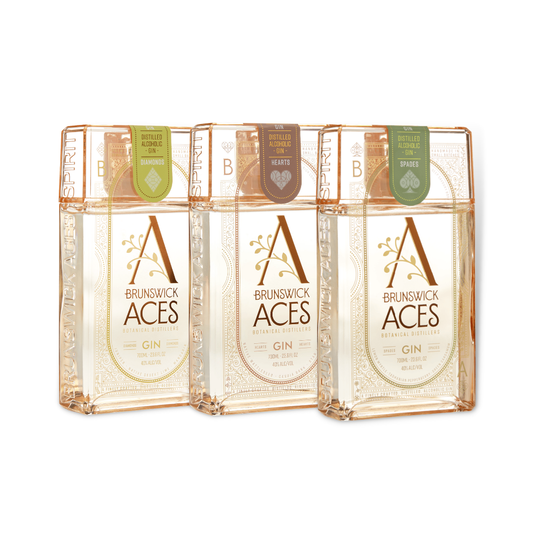 Australian Gin - Brunswick Aces Spades Gin 700ml (ABV 40%)