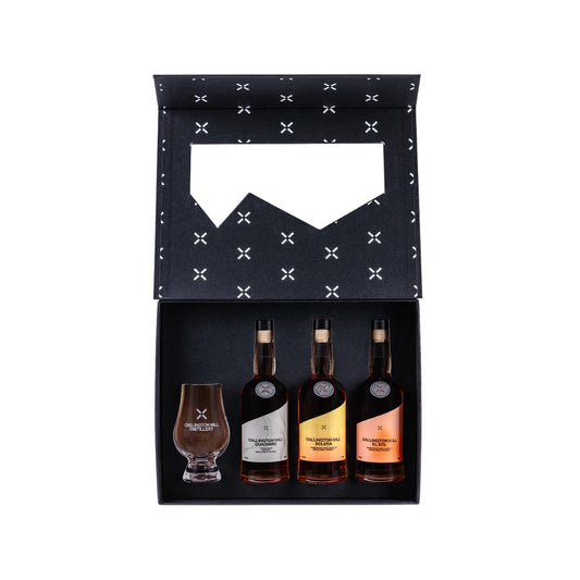 Australian Whisky - Callington Mill Tasmanian Whisky Gift Pack 3 x 200ml and Glencairn Glass