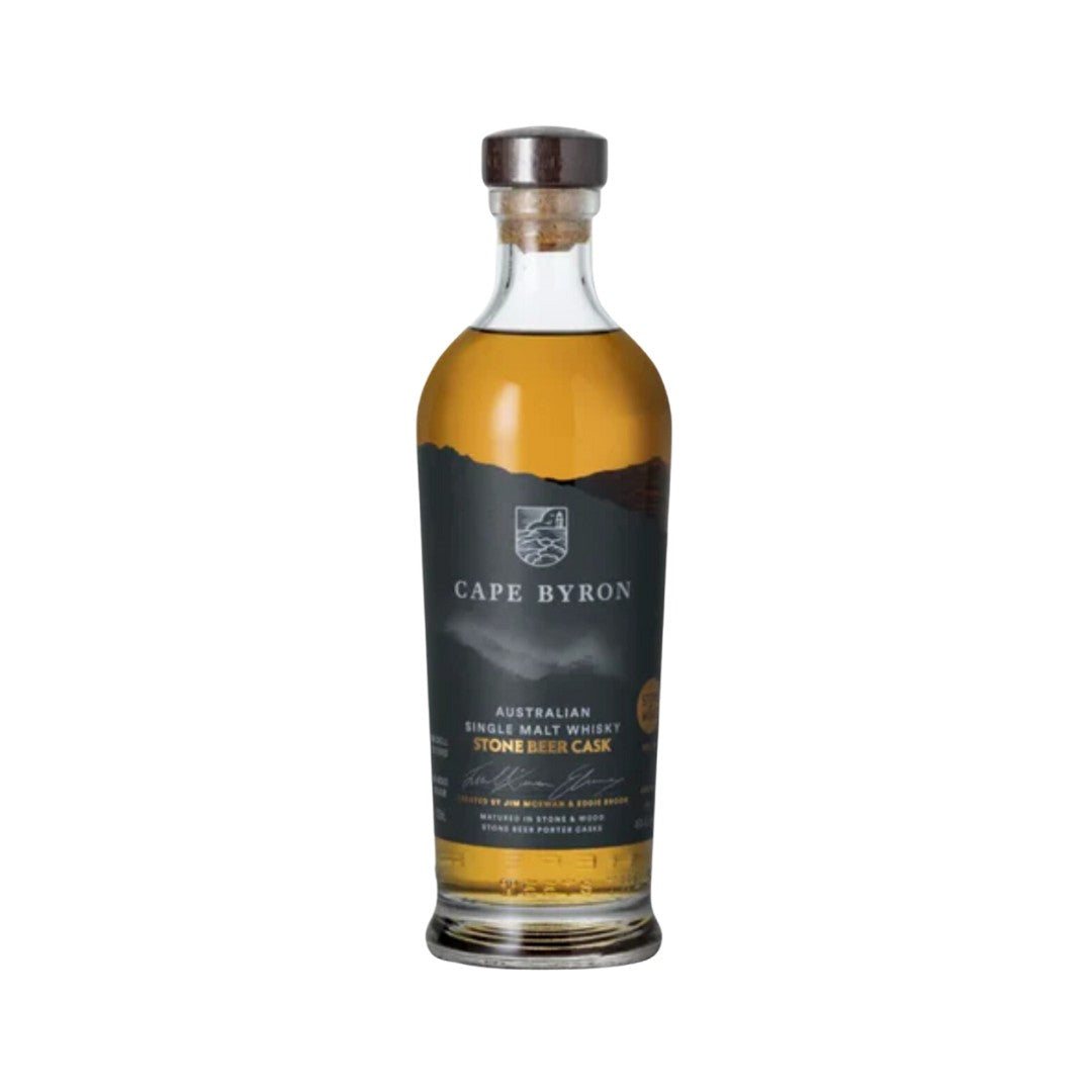 Australian Whisky - Cape Byron Stone Beer Cask Single Malt Whisky 700ml (ABV 46%)