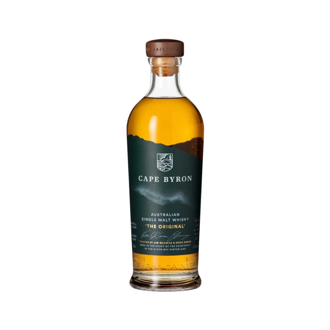 Australian Whisky - Cape Byron The Original Australian Single Malt Whisky 700ml (ABV 47%)