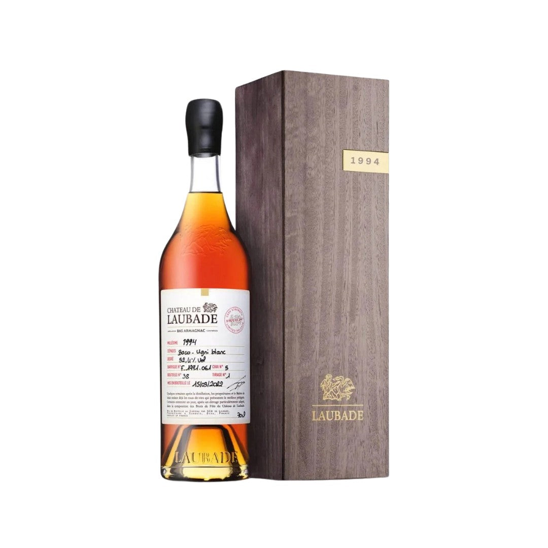 armagnac - Chateau de Laubade Vintage 1994 Cask Strength Bas Armagnac 700ml (ABV 51%)