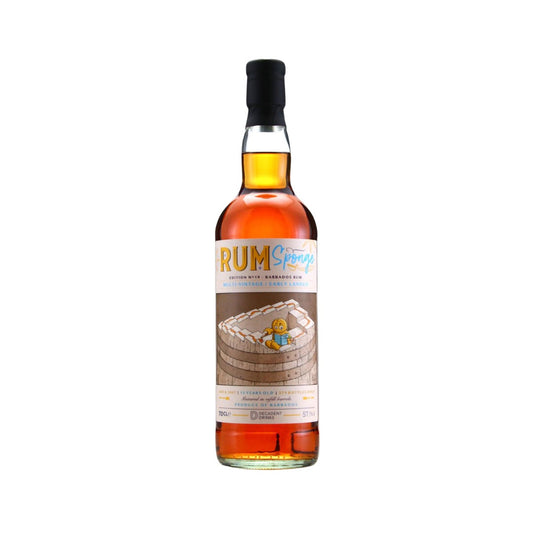 Dark Rum - Decadent Drinks Rum Sponge No.19 15YO Barbados Rum 700ml (ABV 57%)