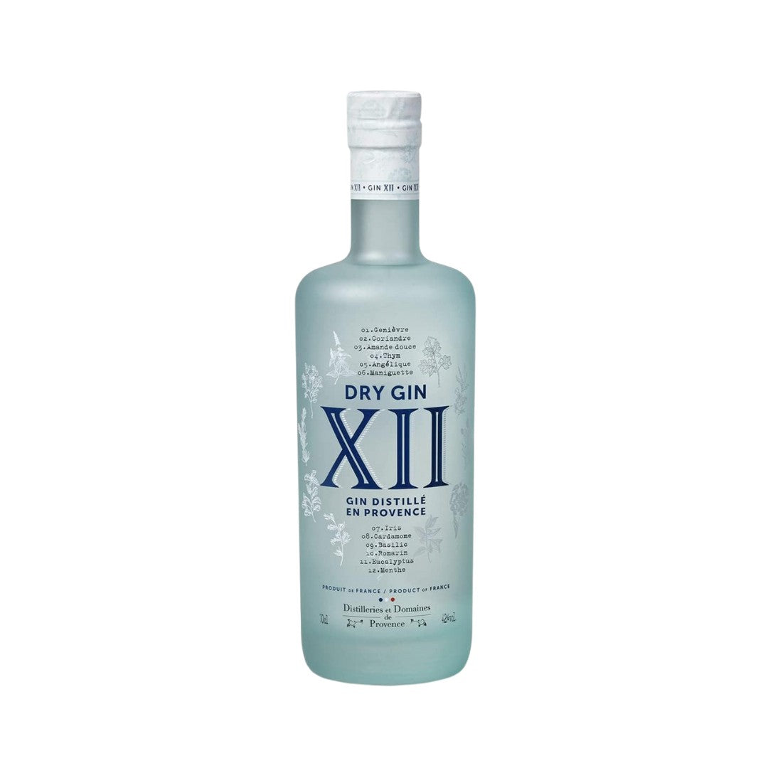 French Gin - Distillerie et Domaines de Provence XII Dry Gin 700ml (ABV 42%)