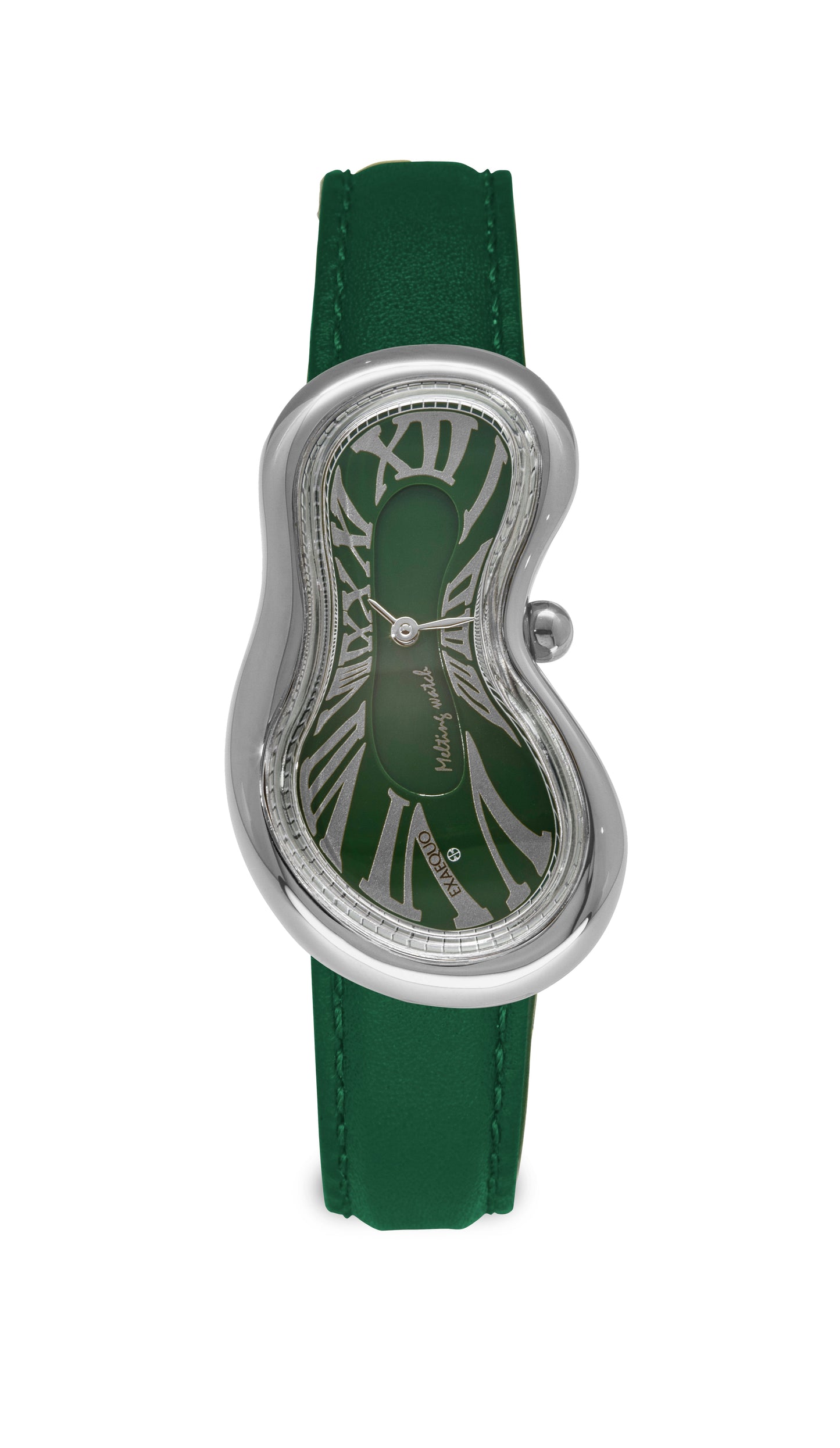 EXAEQUO Melting Watch Silver Green