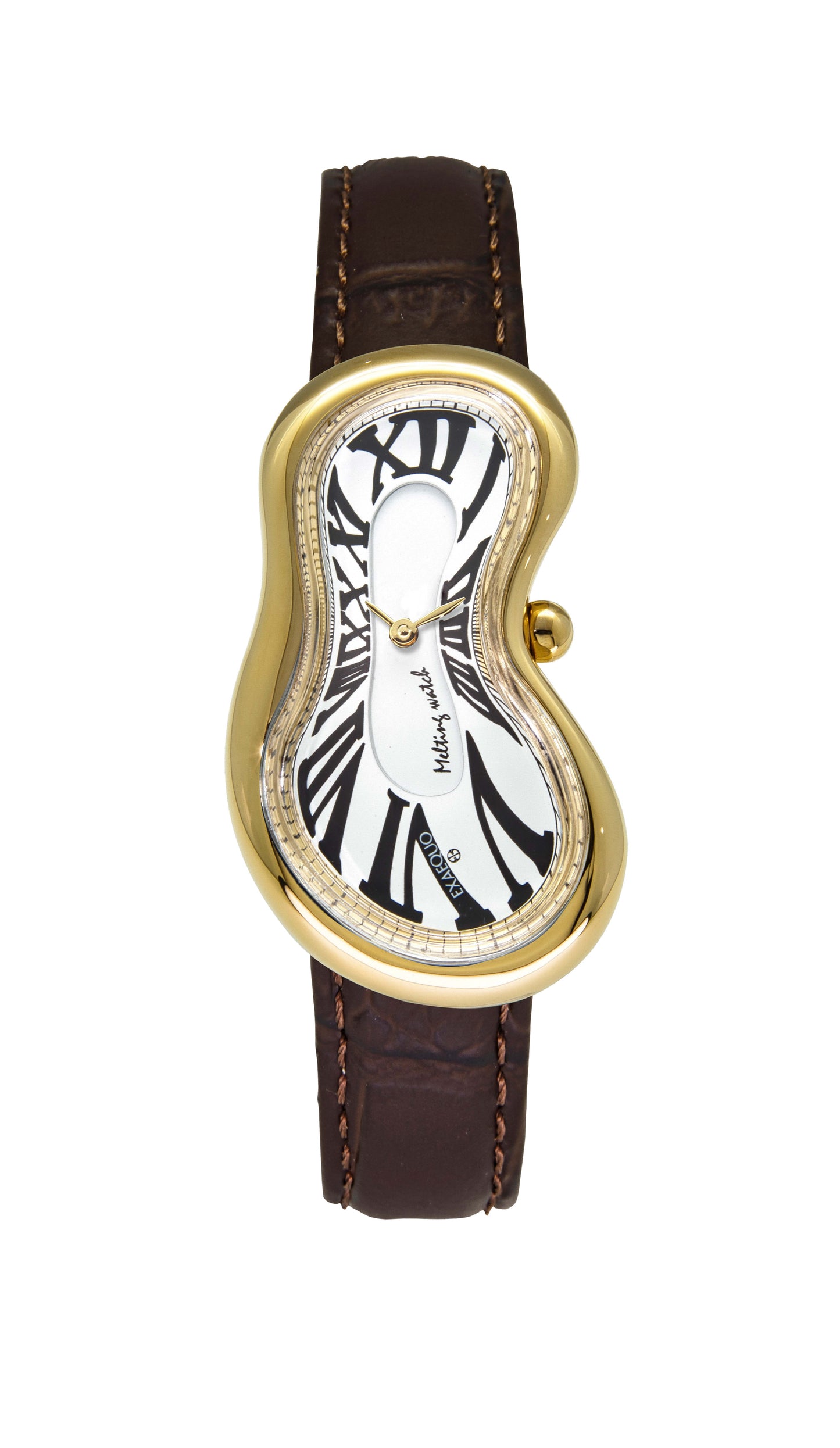 EXAEQUO Melting Watch Gold White