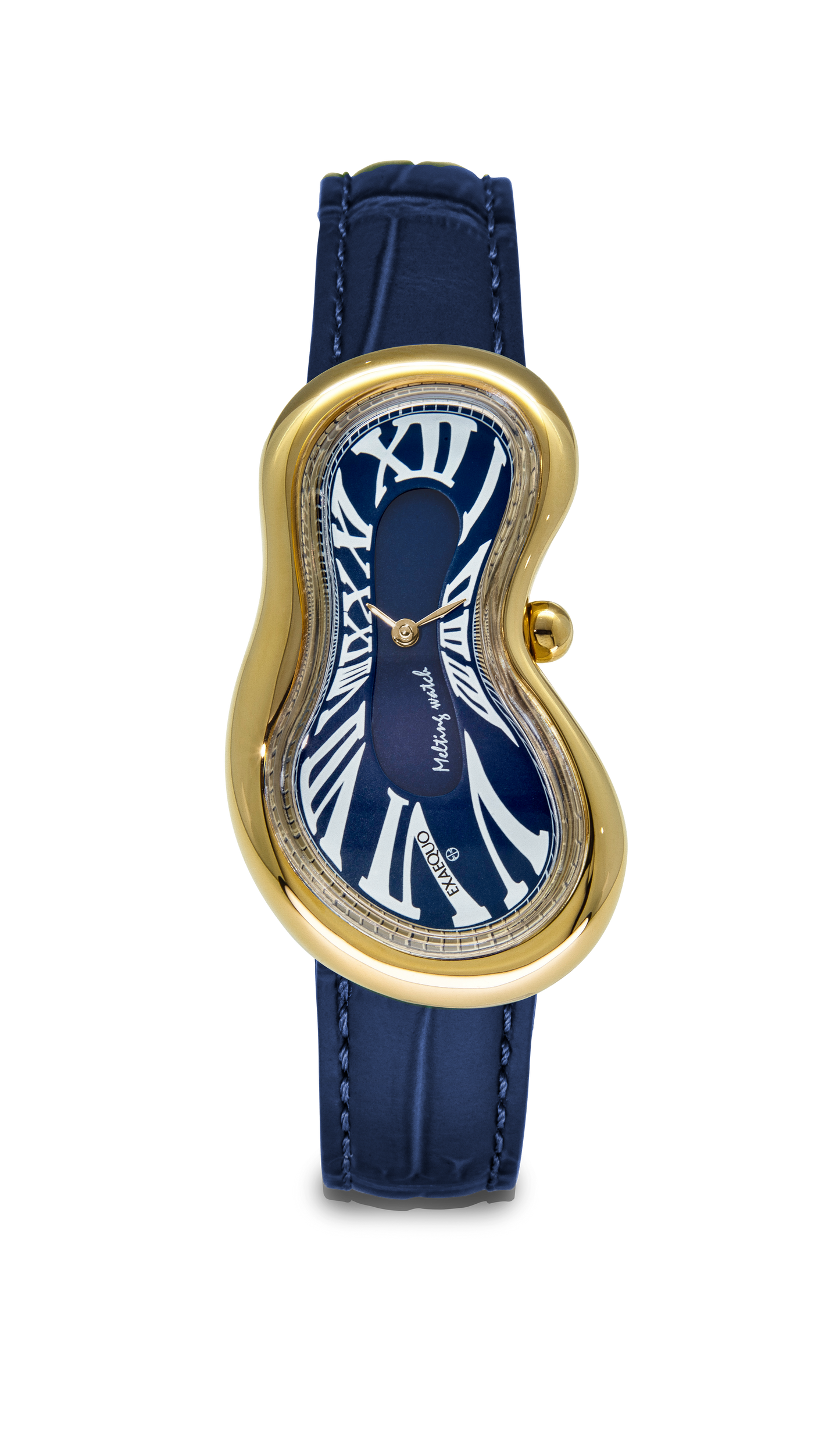 EXAEQUO Melting Watch Gold Blue