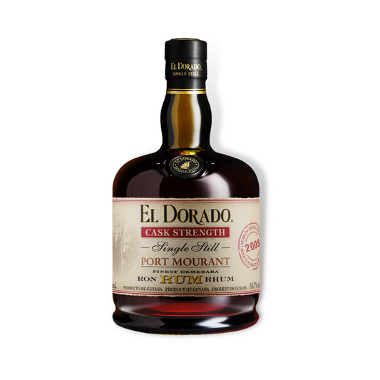 Dark Rum - El Dorado Port Mourant Cask Strength Single Still Rum 750ml (ABV 56%)