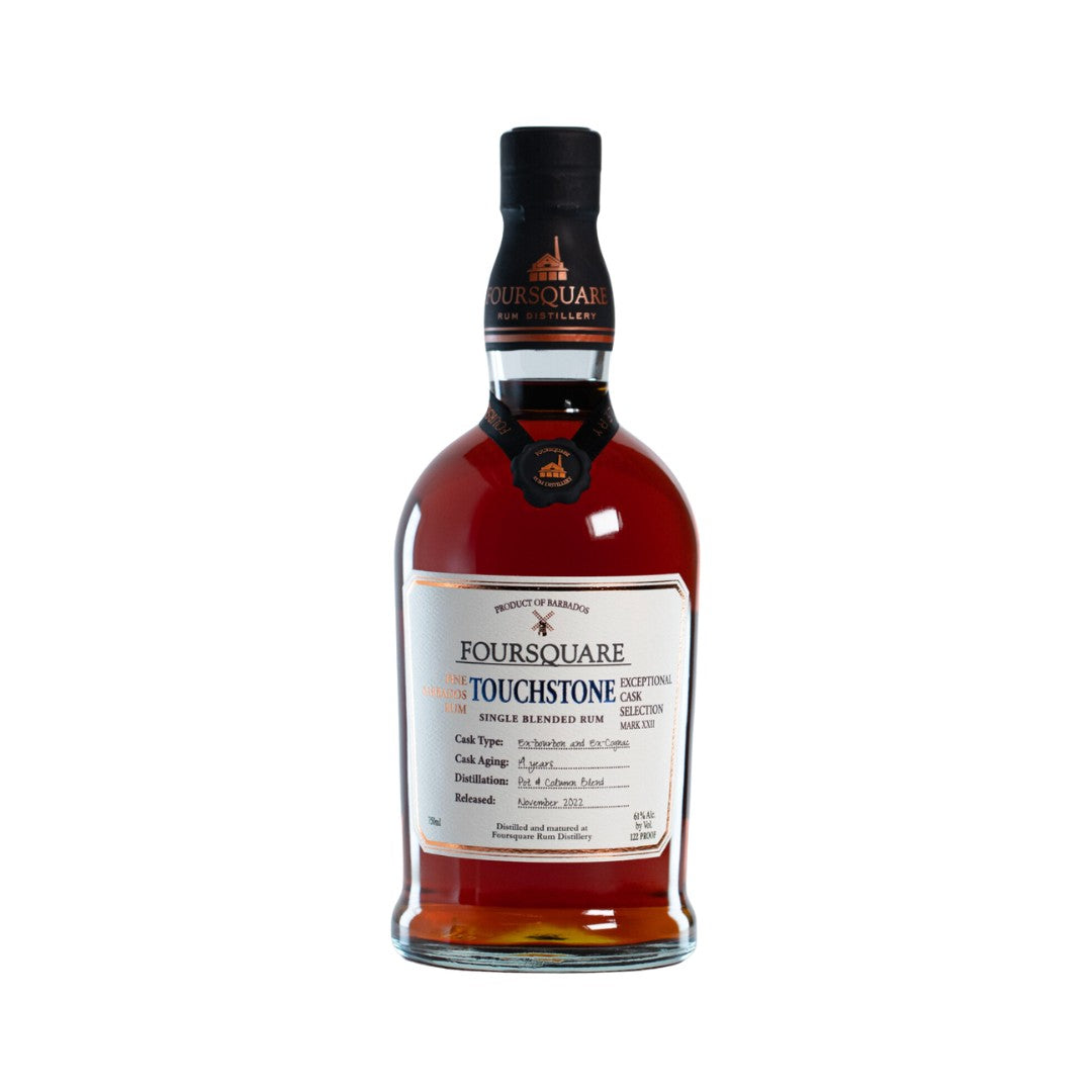 Dark Rum - Foursquare Exceptional Cask Selection Touchstone Single Blended Rum 700ml (ABV 61%)
