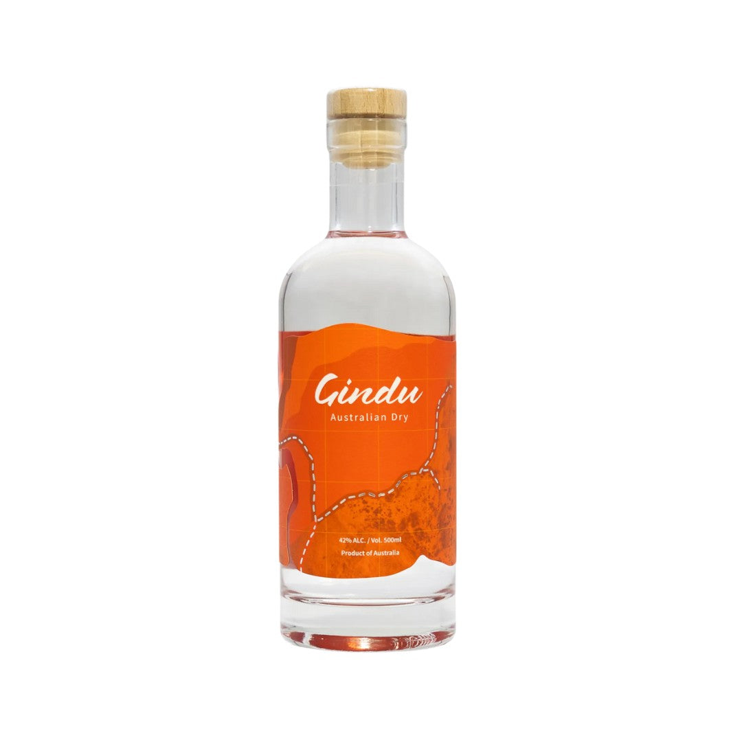 Australian Gin - Gindu An Australian Dry Gin 500ml (ABV 42%)