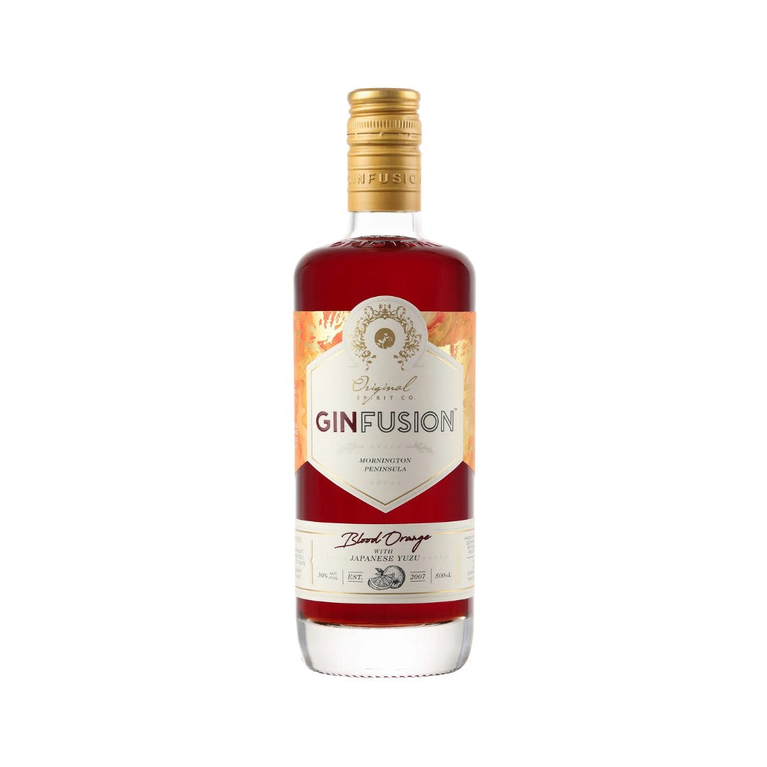 Australian Gin - Ginfusion Blood Orange with Japanese Yuzu 500ml (ABV 30%)