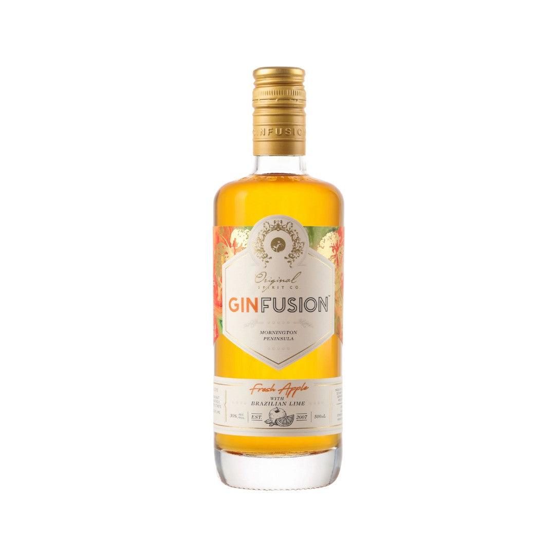 Australian Gin - Ginfusion Fresh Apple With Brazilian Lime 500ml (ABV 30%)