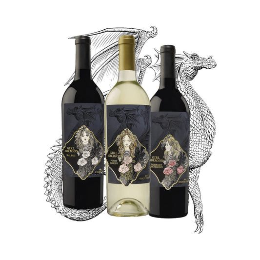 Red Wine - Girl And Dragon Full Collection 3x 750ml