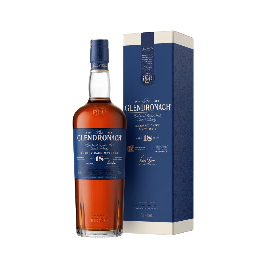 Scotch Whisky - Glendronach 18YO Single Malt Scotch Whisky 700ml (ABV 46%)