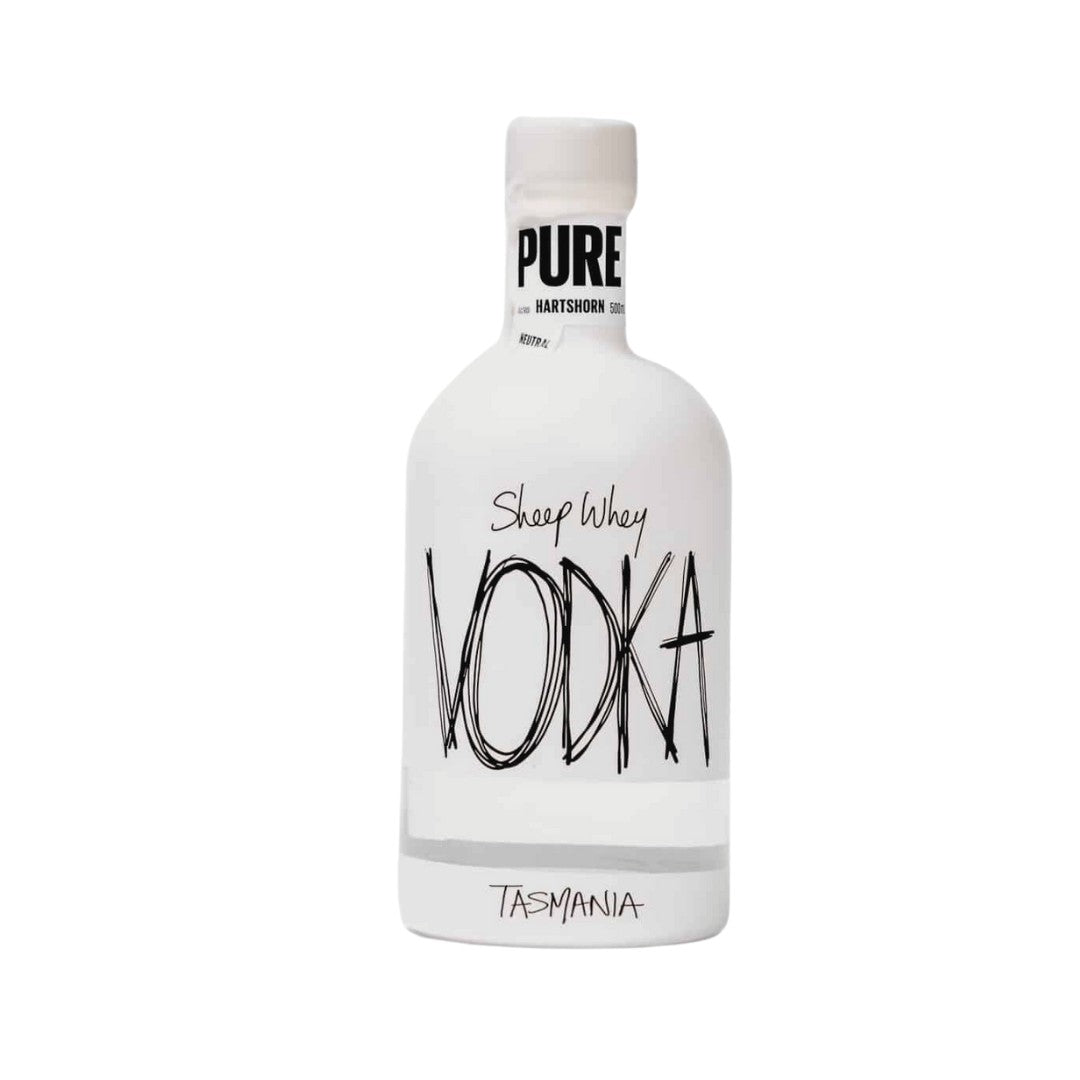Australian Vodka -Hartshorn Pure Sheep Whey Vodka 500ml (ABV 40%)