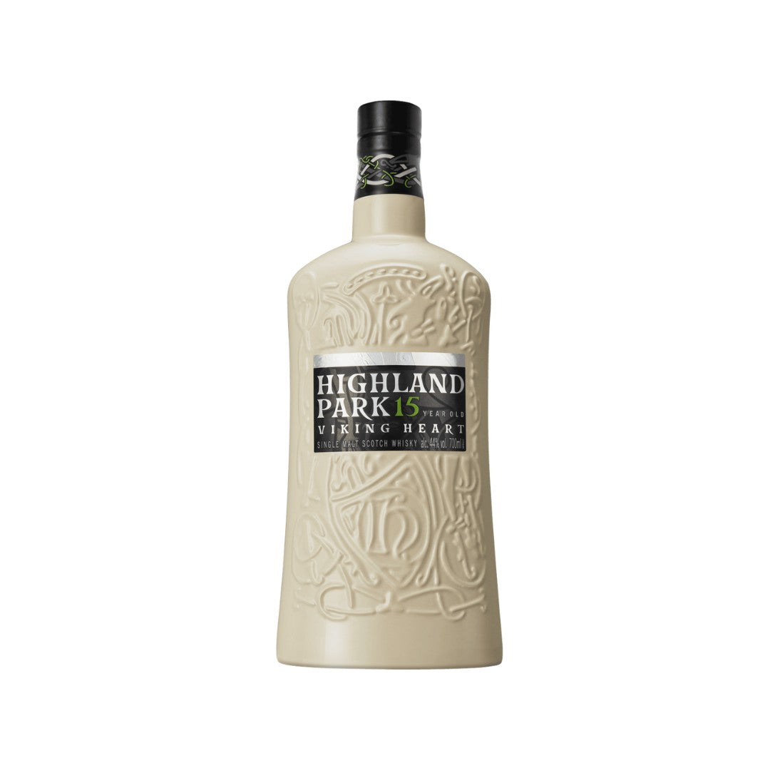 Scotch Whisky - Highland Park 15YO 'Viking Heart' Single Malt Scotch Whisky 700ml (ABV 44%)