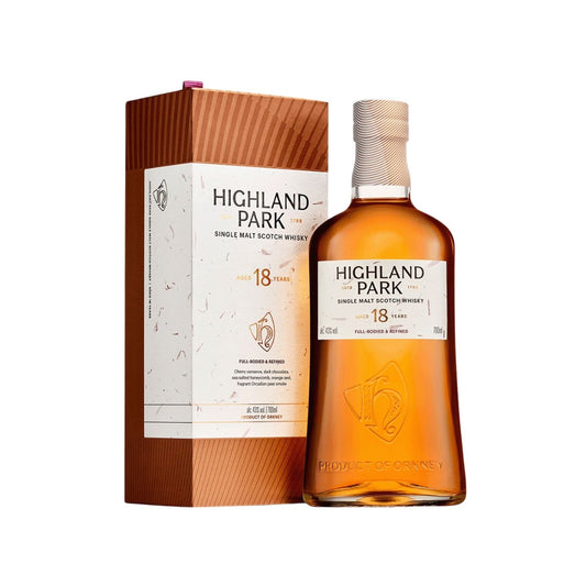 Scotch Whisky - Highland Park 18YO Single Malt Scotch Whisky 700ml (ABV 43%)