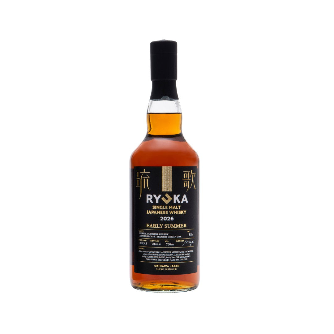 琉歌 RYUKA シングルモルト 2026 EARLY SUMMER Ryuka Early Summer 2026 Japanese Single Malt Whisky 700ml (ABV 58
