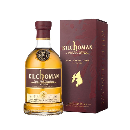 Scotch Whisky - Kilchoman Port Cask Matured (2024 Limited Edition) Single Malt Scotch Whisky 700ml (ABV 50%)