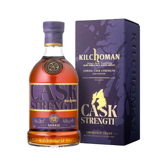Scotch Whisky - Kilchoman Sanaig Cask Strength Single Malt Scotch Whisky 700ml (ABV 57%)