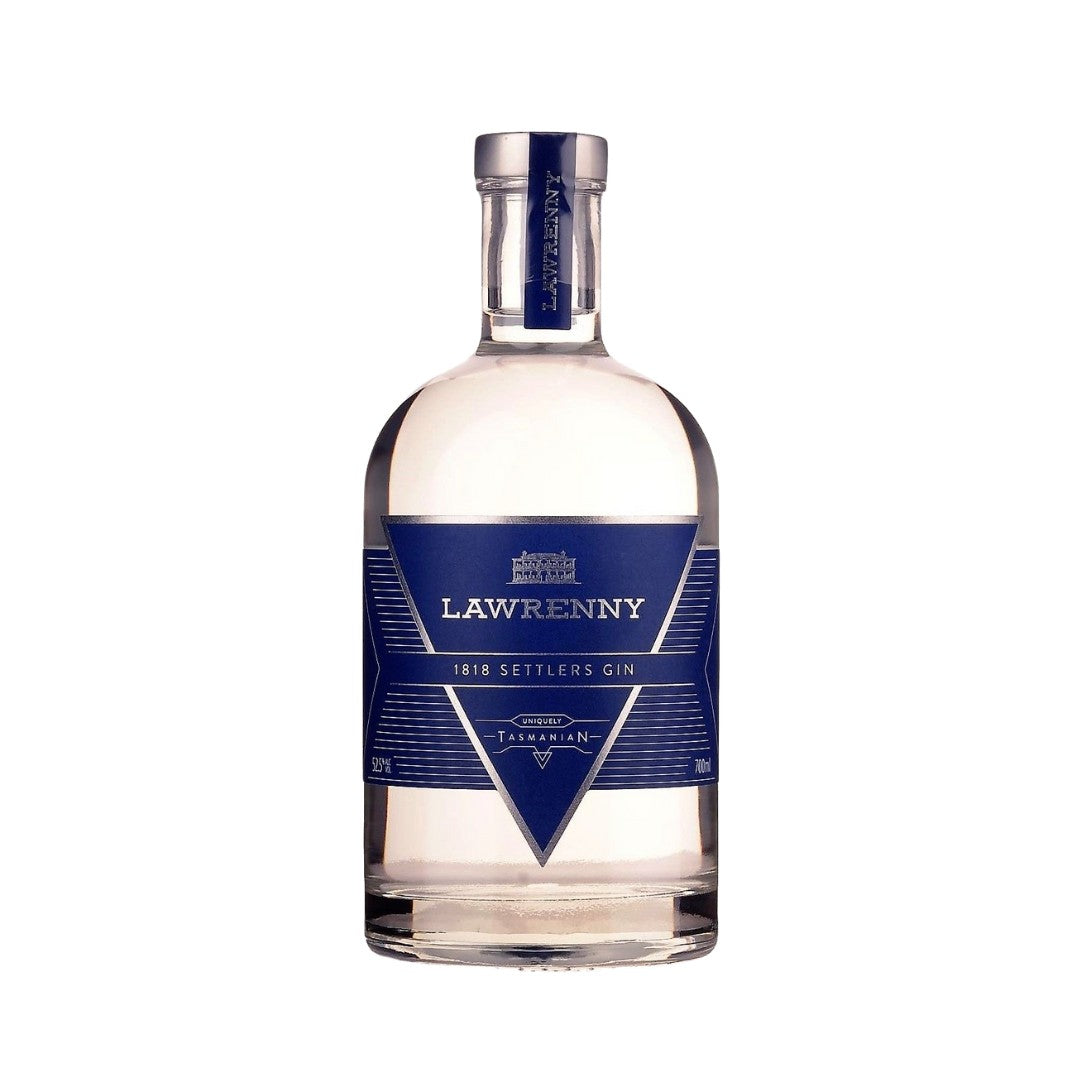 Australian Gin - Lawrenny 1818 Settlers Gin 700ml (ABV 52%)