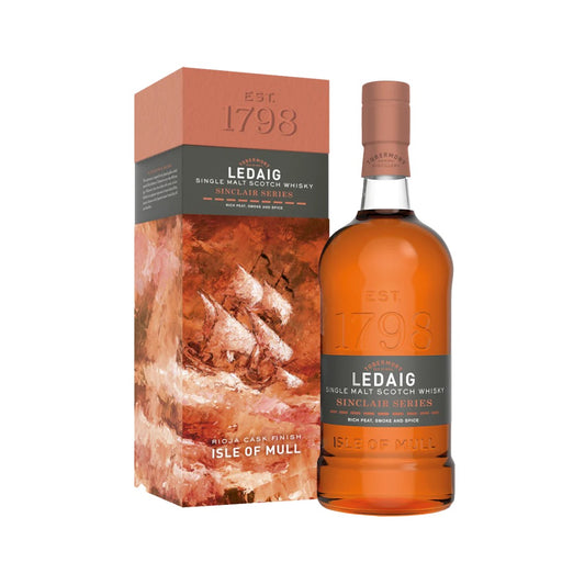 Scotch Whisky - Ledaig Sinclair Series Rioja Cask Finish Single Malt Scotch Whisky 700ml (ABV 46%)