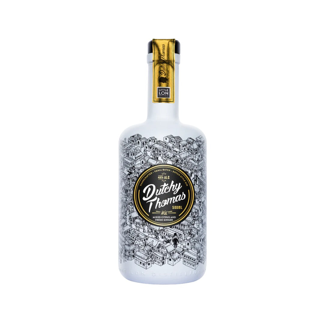 Australian Gin - Little Lon Dutchy Thomas Gin 500ml (ABV 42%)