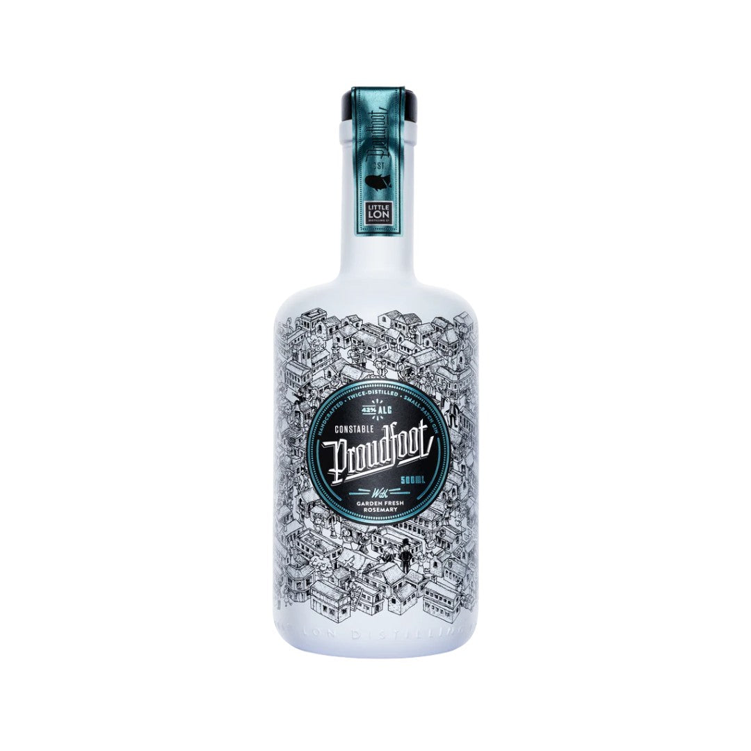 Australian Gin - Little Lon Proudfoot Gin 500ml (ABV 42%)