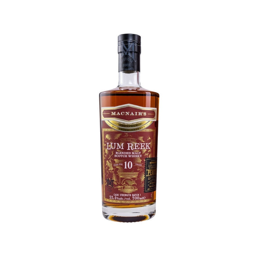 Scotch Whisky - MacNair's Lum Reek 10YO Cask Strength Blended Malt Scotch Whisky 700ml (ABV 55%)