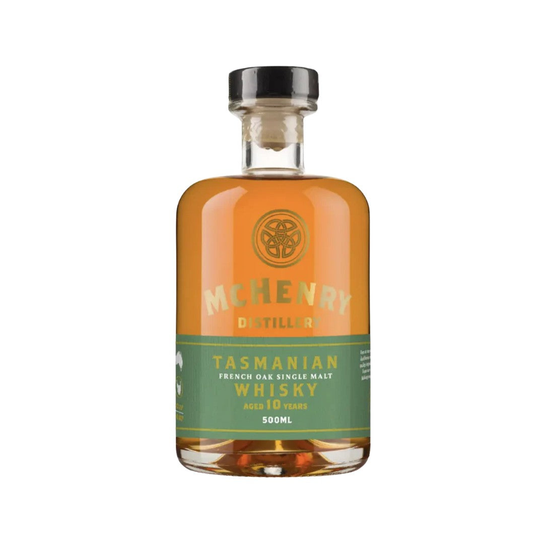 Australian Whisky - McHenry 10YO French Oak Single Malt Whisky 200ml / 500ml (ABV46%)