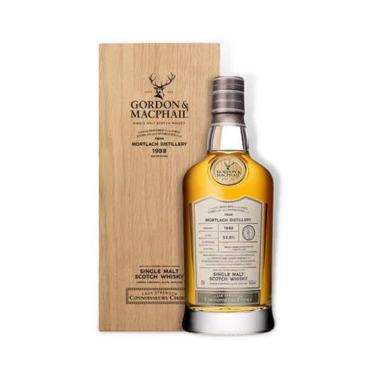 Scotch Whisky - Mortlach 1988 33 Year Cask Strength (G&M Connoisseurs Choice) Single Malt Scotch Whisky 700ml (ABV 53.8%)