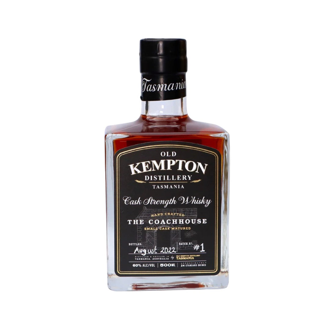 Australian Whisky - Old Kempton Distillery Coachhouse Cask Strength Single Malt Whisky 500ml (ABV 60%)