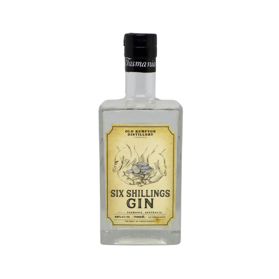 Australian Gin - Old Kempton Distillery Six Shillings Gin 700ml (ABV 46%)