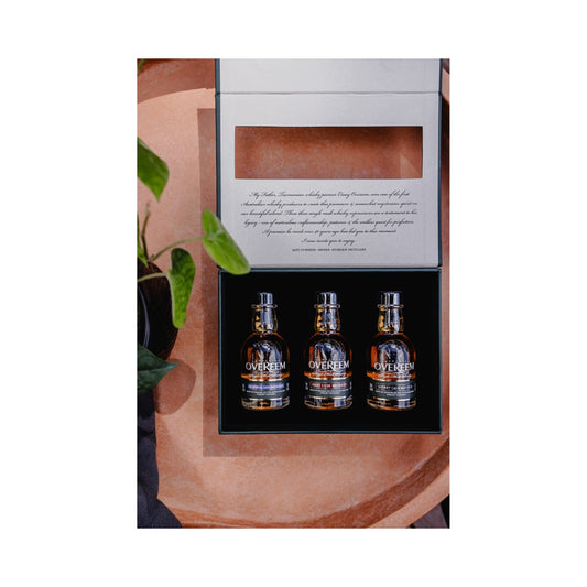 Australian Whisky - Overeem Tasmanian Single Malt Whisky 3x50ml Trio Gift Pack