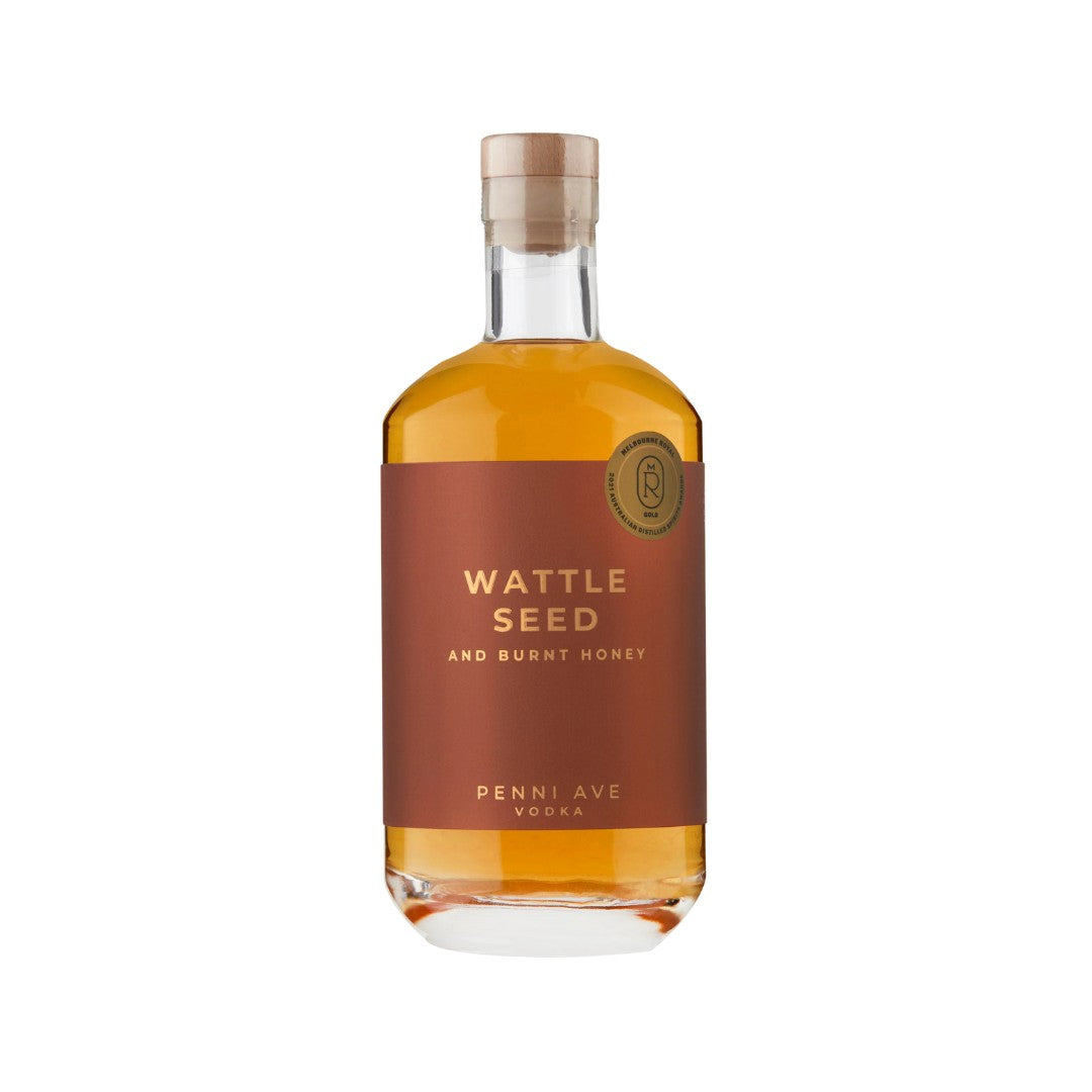 Australian Vodka -Penni Ave Wattleseed & Burnt Honey Vodka 700ml (ABV 40%)