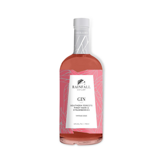 Australian Gin - Rainfall Southern Forests Pinot Noir & Strawberries Gin 700ml (ABV 40%)